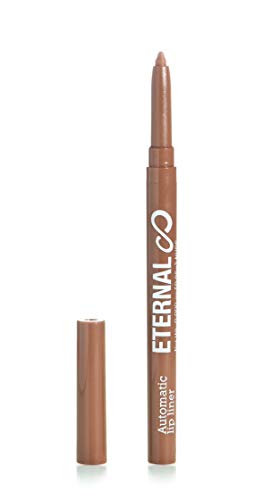 Eternal Automatic Twist Up Water Resistant Lip Liner - Easy Glide-on, Long Lasting and Non-Smudge Retractable Lip Pencil with Pigments and Professional Creamy Matte Finish (Nude)