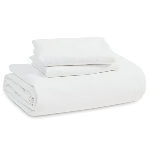 BEDSURE White Twin Duvet Cover Set Soft Prewashed Duvet Cover Twin