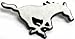 Southern Methodist University Mustangs SMU Chrome Metal "Mustang" Auto Emblem