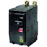 Square D QOB250 Miniature Circuit Breaker (QOB) Standard, 50A, 2-Pole, 120/240 Vac, 1-Phase, 10kA