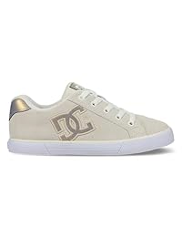 DC Shoes Women's Chelsea Sneaker, Gold, 7