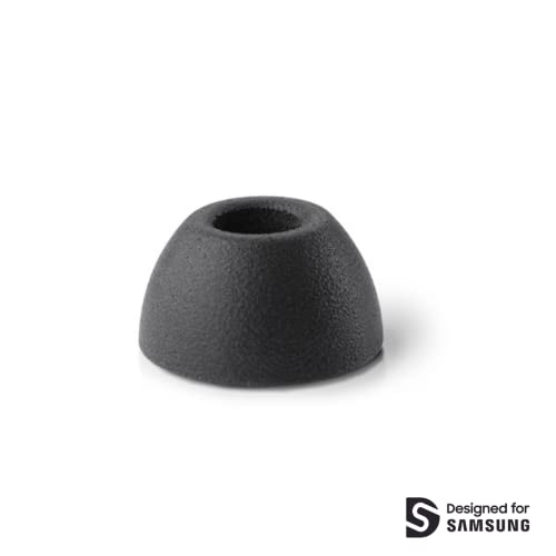 COMPLY Memory Foam Replacement Earbud Tips Designed for Samsung Galaxy Buds2 Pro | Ultimate Comfort, Secure Fit, Superior Noise Isolation | Anti Slip, Prevent From Falling Out, Black (S/M/L) (3 Pairs)