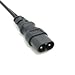 chenyang IEC 60320 C8 Plug to C7 Receptacle Male to Female Extension Supply Main Adapter Cable 30cm