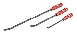 TEKZ 17113 3-Piece Angled Tip Pry Bar Set with