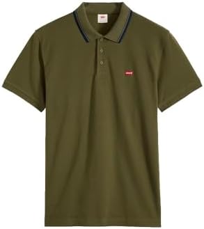Levis Hm Polo Listra de Ponta em Madeira Azeitona