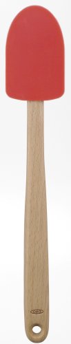OXO Good Grips Wooden Silicone Spoon Spatula, Cherry