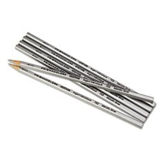 - Verithin Colored Pencils, Metallic Silver, Dozen