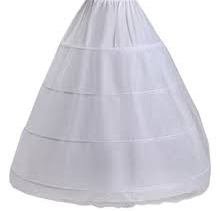 4 BONE HOOP SKIRT WEDDING SLIP BRIDAL PETTICOAT (CH140DS)