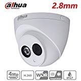 Dahua IP Camera IPC-HDW4433C-A 4MP Full HD PoE IR Mini Turret Dome Network Camera Built-in Mic IP67 2.8mm Lens