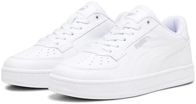 Unisex Kids Caven 2.0 Jr Scarpe da ginnastica, Puma White Puma Silver Puma Black, 39 EU