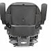 Milsco Highback Suspension Seat with Arm Rests - Black, Model Number V-5300