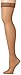 Hanes Silk Reflections Sheer Toe, Silky Sheer Finish Thigh Highs, Barely There, Size EF (Pack of 1)