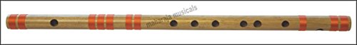 Flute Bansuri, Scale B Natural Bass 20 Inches, Maharaja Musicals, Concert Quality, Includes Nylon Pipe Bag, Indian Bansuri Bamboo Flute, Precisely Tuned, Hindustani (US-PDI-CEE)