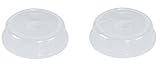 Nordic Ware Microwave 10.5 Inch Spatter Cover (Assorted Colors) ( 2 Pack)