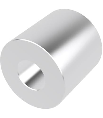 2-Pack Steel Spacer Tubes - 3/8" OD X 1/4" ID X 8" Long Round Metal Tubing