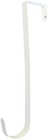 SmartHook Heavy Duty Powder Coated Wreath Hanger (Sky White)