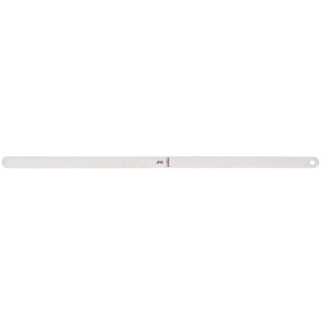 Starrett 667-10 Steel Thickness Feeler Gage - 0.010" Thickness, 1/2" Width, 12" Length