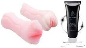 Male Mast/urbat/ors ADU/lt Se/x Toys Products Double Ends 3D V/agina and Mouth with Realistic Women Face Or/al Bl/ow Job ADU/lt Products with 60ml Water-Based Lubricant
