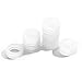Litorange Outdoor Garden Hose Washers Gasket 40-Piece Combo Pack Clear. Made from Soft Silicone (Better Sealing Than Rubber),Used for Faucet 3/4