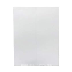 Perforated Paper Nameplate Inserts, Pack of 20