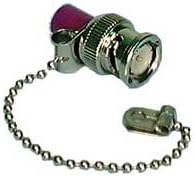 BNC Terminator 75 Ohm W/Chain .5 Watt