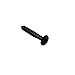 Musiclily Guitar Humbucker Pickup Frame Ring Mounting Screws for Gibson Les Paul SG Replacement, Black (Pack of 40)