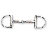 Korsteel Copper & Steel Roller Snaffle Bit
