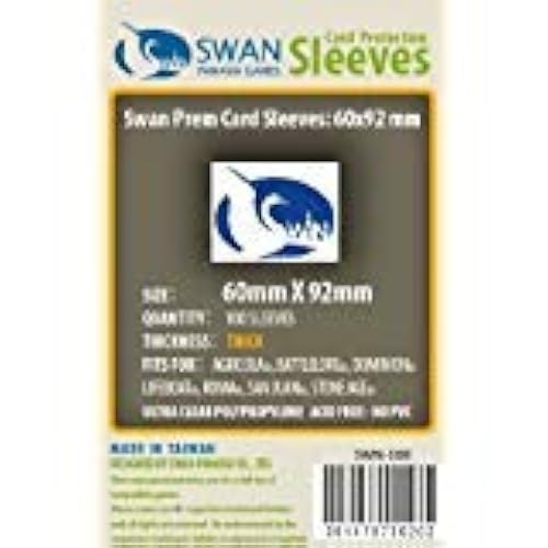 swan card sleeves 43x80mm - Standard Ultra Clear Polypropylene Premium Swan Sleeves – BGExtras