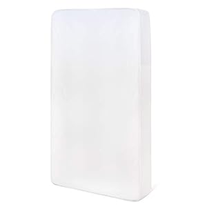 LA Baby 3″ Waterproof Mini/Portable Crib Mattress Pad with Easy to Clean Cover, for Non-Full Size Cribs Only – Made in USA