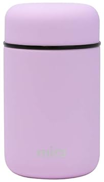 MIRA Mittagsessen, Lebensmittelbehälter, vakuumisolierte Edelstahl-Thermosbehälter, 400 ml (13.5 oz) (Lila)