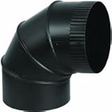 Imperial Mfg Group BM0345 Imperial Manufacturing Elbow 3" Dia. Black 28 Ga