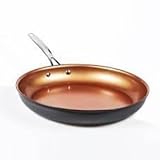 Nuwave Perfect Green 12 Inch Skillet Fry Pan - Duralon Ceramic Non-Stick Cookware Largest Pan