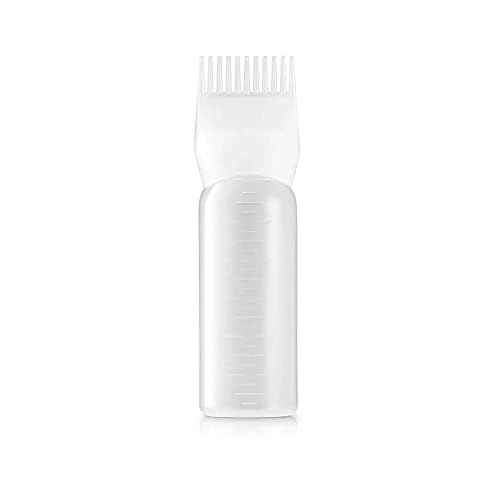 Evelyne Root Comb Applikator Flasche, 170 ml, mit graduierter Skala, Haarfarbe, Färbung und Kopfhaut, unverzichtbar (1 Stück)