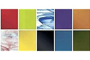 U-FUSE-IT Spectrum/Wissmach System 96 Assorted Fusible Glass Pack 10 Sheets - COE 96