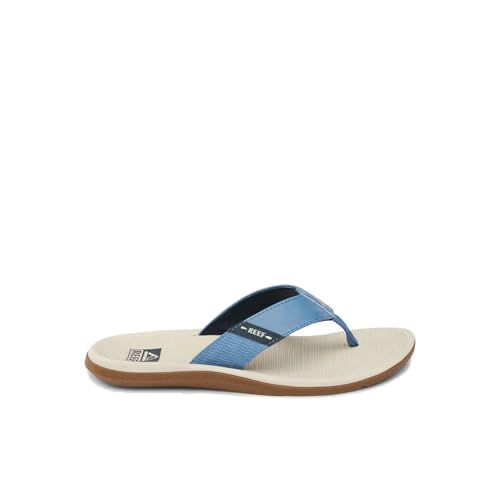 REEF Santa Ana Mens Sandal Oat-Blue-Gum 7