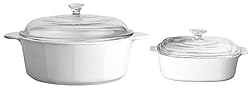 CorningWare 4 Piece Pyroceram Classic Casseroles