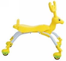 Kids Bazaar Ride On Sport Glide Deer Scooter, Yellow