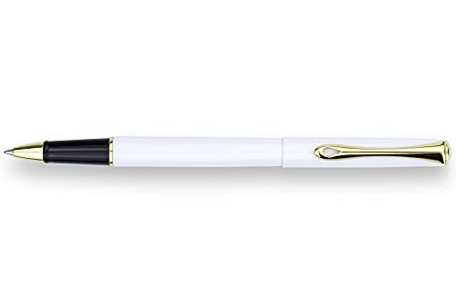 Traveller Ballpoint Pen 15 cm Stainless Steel White/Gold