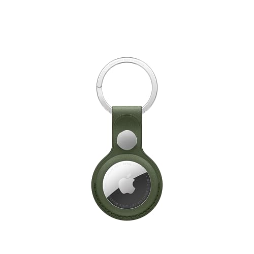 Llavero de trenzado fino para el AirTag - Musgo