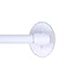 Kenney Magnetic Curtain Rod for Metal Doors or Metal Surfaces, No Drill Curtain Rod, Adjustable Magnetic Rod, Multi-Use Design, 16-28 inch Window Privacy Drapery Rods, Appliance Rods, White Finish