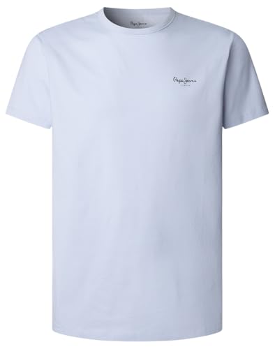 Herren Original Basic 3n T-Shirt, Blau (Bleach Blue), L