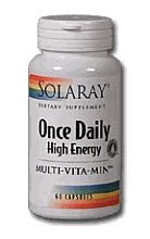 Solaray Once Daily High Energy Multivitamin 120 Capsules
