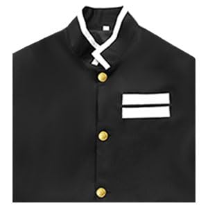 Alaiyaky Tanjiro Cosplay Costume Outfit Slayer Kamado Tanjiro Kimono Jacket Anmie Cosplay Men Cloak Halloween Christmas Cosplay Costumes for Adults (X-Large, Cosplay1)