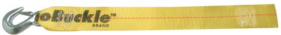 BoatBuckle Winch Strap with Loop End, Black, 3-Inch x 25-Feet