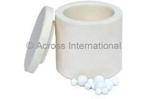 100ml Alumina Ceramic Grinding Jar Bowl with Lid and Sealing Gasket