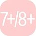 OCYCLONE Cute Glitter Case with Ring Compatible with iPhone 8 Plus 7 Plus for Women Girl