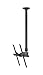 Atdec TH-3070-CTL Ceiling Mount with Long Drop Length for Displays up to 143-Pound, 74.8-Inch, Black