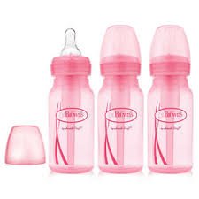 Dr. Brown's Baby Bottles Options 4 Oz Pink-3 Pack 3