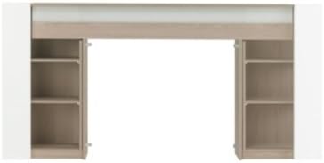 Tete De Lit Cosy Pour Lit 140 Faro 1 H84 013 Imitation Frene Gris Amazon Fr Cuisine Maison