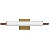 ET2 Lighting E24930-WNAB Joist - 13W 1 LED Wall Sconce-4.75 Inches Tall and 21.75 Inches Wide, Finish Color: Antique Brass